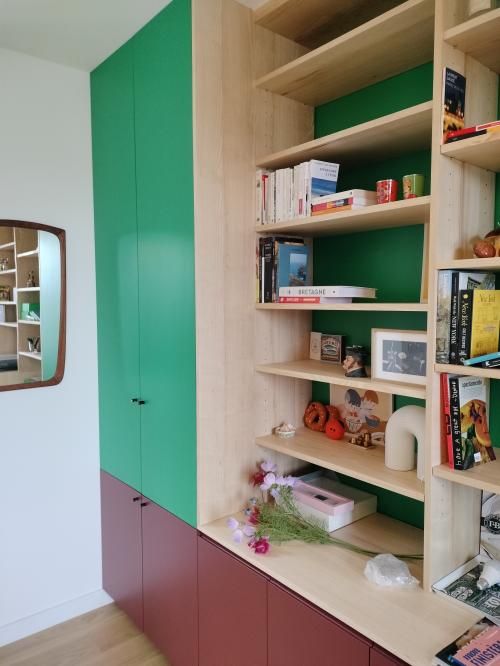 Bibliothèque & Banquette