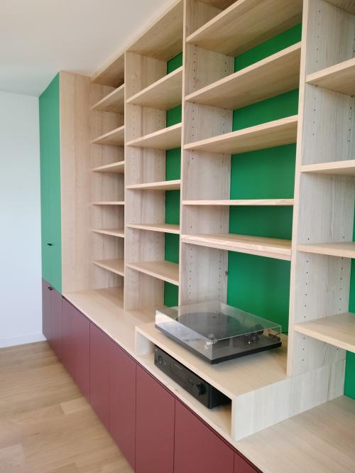 Bibliothèque & Banquette