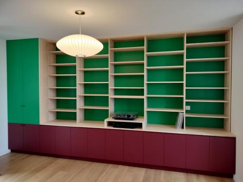 Bibliothèque & Banquette